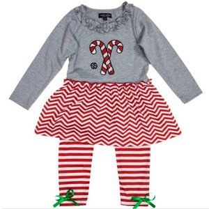 Simply Southern Toddler Outfit Candy Cane